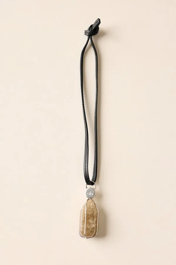ALO Intention Crystal - Smoky Quartz/Chrome