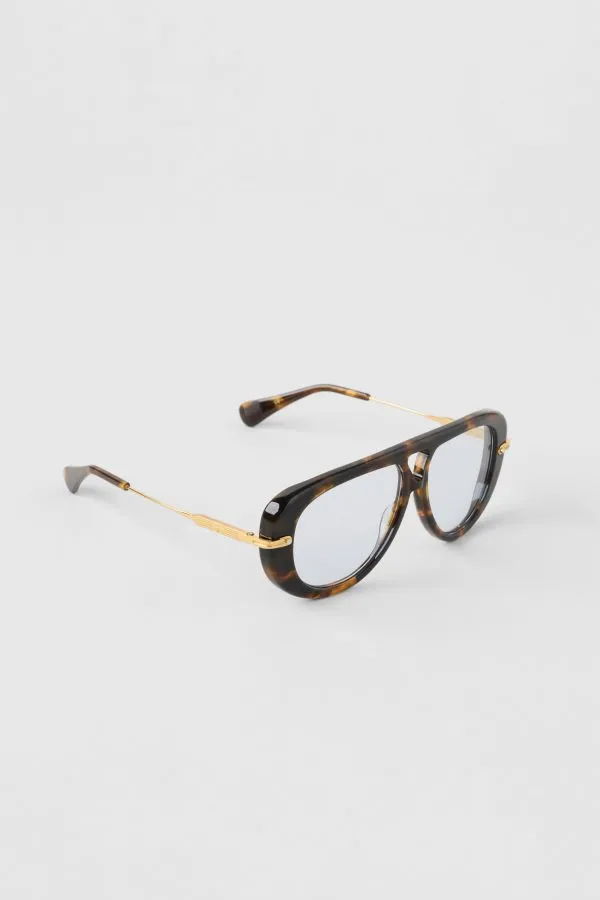 ALO Aviator Sunglasses - Tortoise/Blue