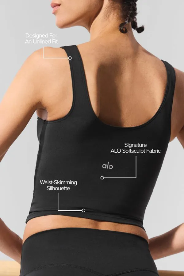 Softsculpt Tanktop - Schwarz