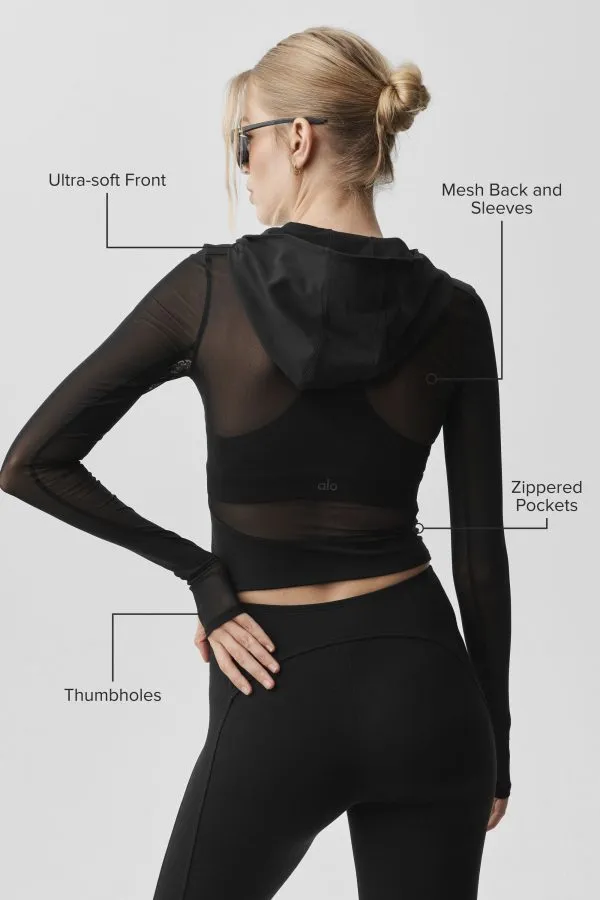 Veste zippée intégrale Softsculpt Superset - Noir