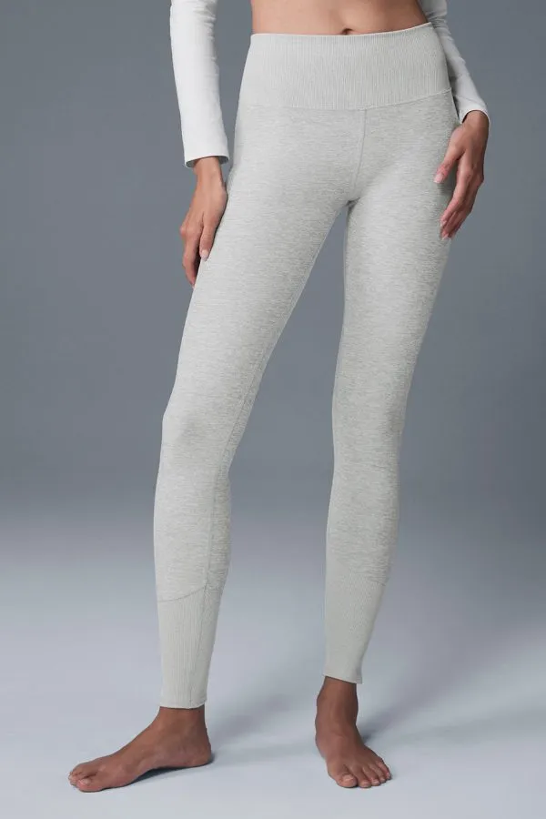 High-Waist Ultrasoft Lounge Legging - Sportgrau meliert