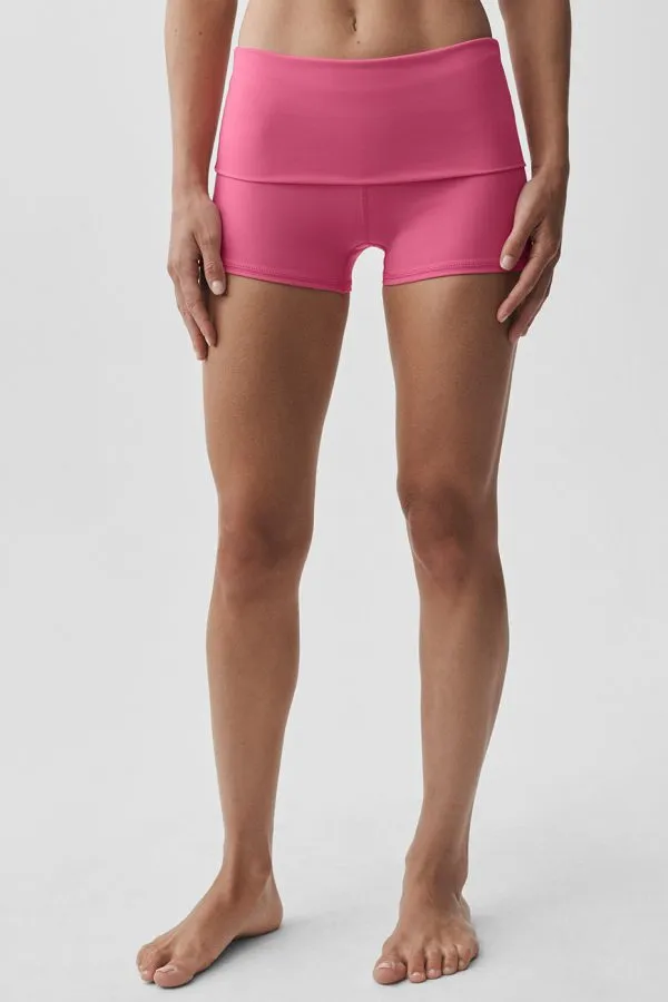 3" Softsculpt Low-Rise Foldover Shorts - Paradiesrosa
