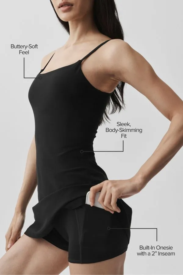 Ultrasoft Encore Tenniskleid - Schwarz