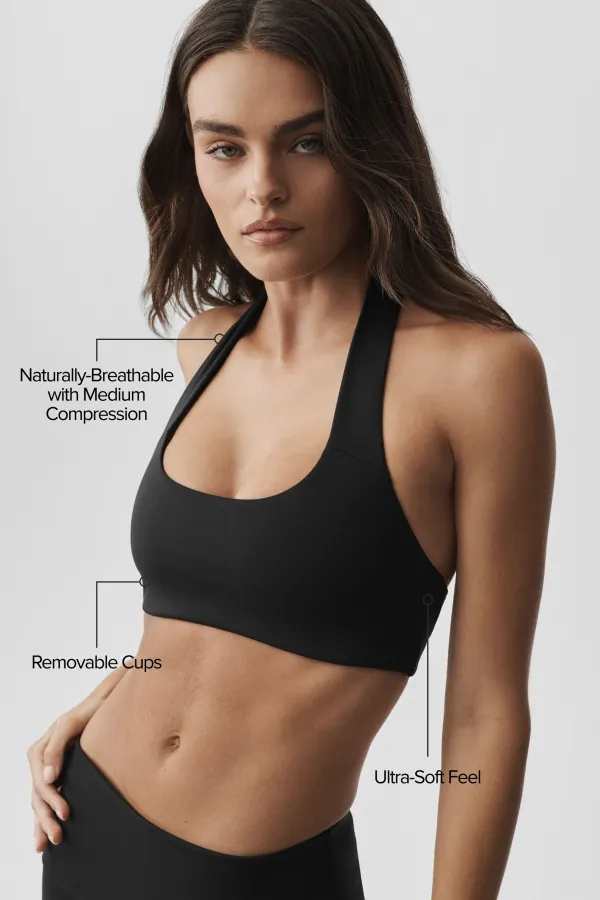 Softsculpt Feel The Heat Neckholder-BH - Schwarz